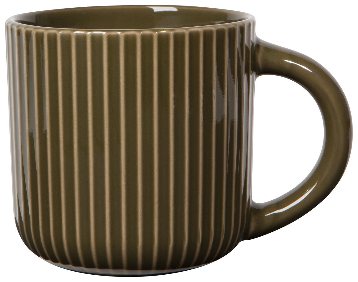 Danica Heirloom Fluted Mug - Olive Branch