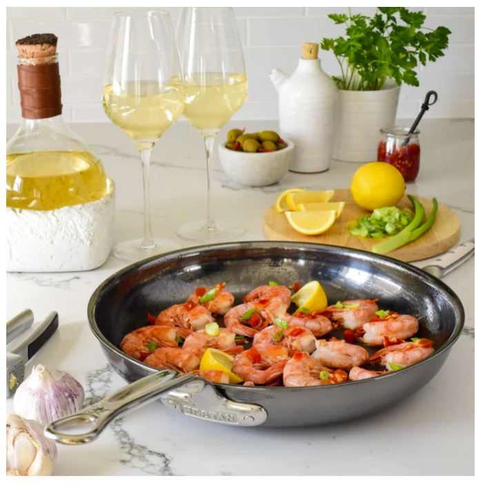 Poêle ouverte Hestan NanoBond - 32 cm / 12,5"