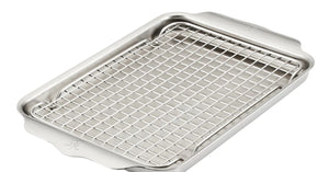 Hestan Provisions OvenBond Tri-ply Stainless Steel Quarter Sheet Pan with Rack, 9