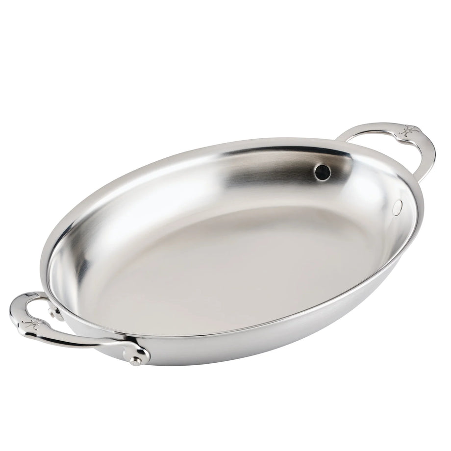 Hestan Provisions Stainless Steel Oval Au Gratin Dish 30cm