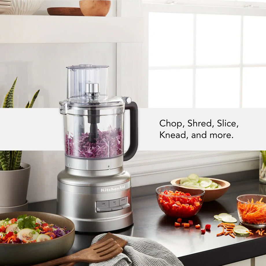 KitchenAid® 13-cup Food Processor With Dicing Kit - Contour Silver