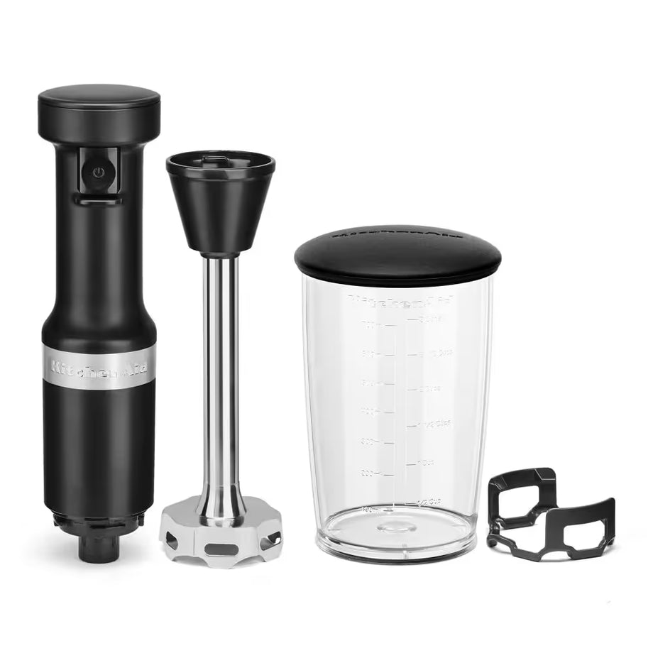 KitchenAid Variable Speed Corded Hand Blender - Black Matte