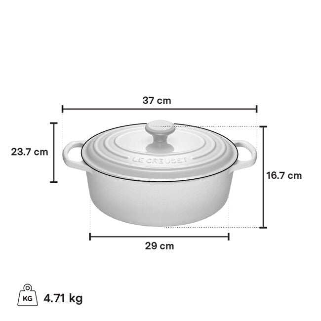 Le Creuset 4.7L Oval French Oven - Camomille