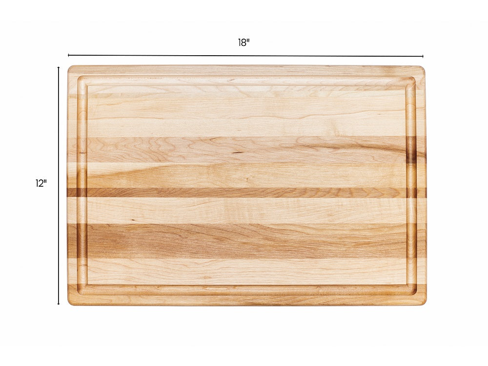 Labell Maple Edge Grain Cutting Board 12" X 18"