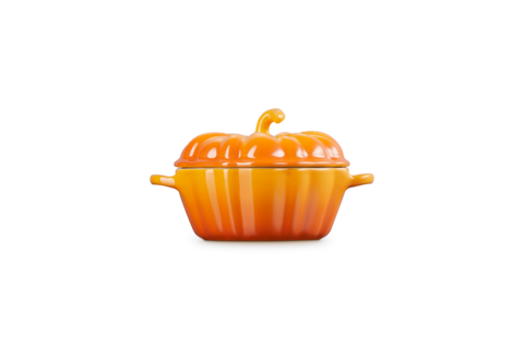 Le Creuset 0.35L Pumpkin Mini Cocotte - Persimmon