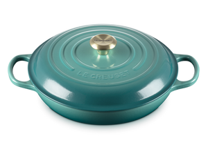 Le Creuset 3.5L Braiser - Bleu Riviera