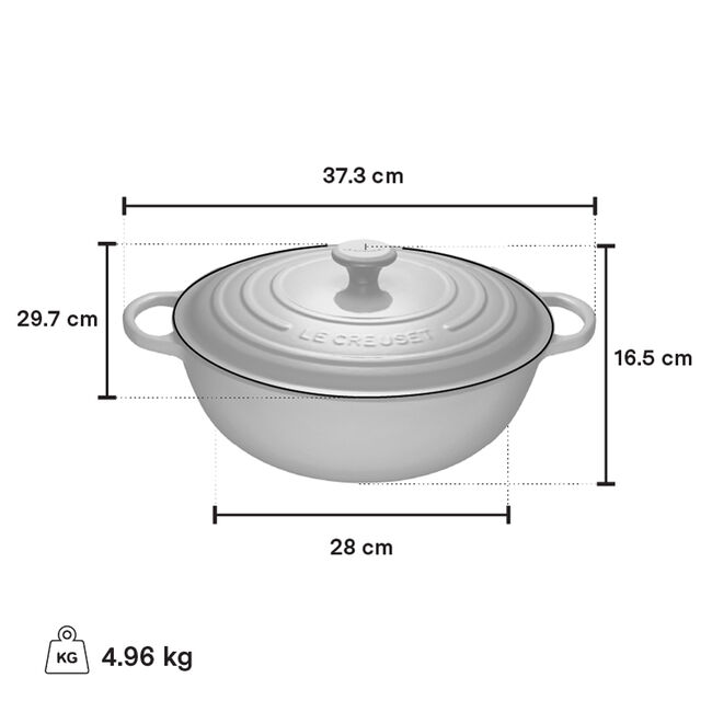Le Creuset 4.9L Chef's Oven - Blueberry