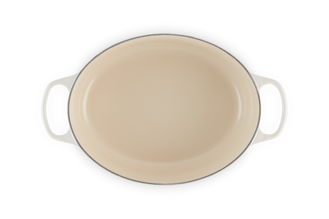 Le Creuset 6.3L Oval French Oven - Meringue
