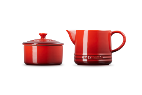 Le Creuset Signature Ensemble crème et sucre – Cerise