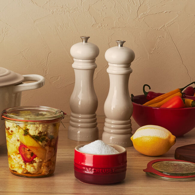 Le Creuset 20cm Salt Mill - Meringue