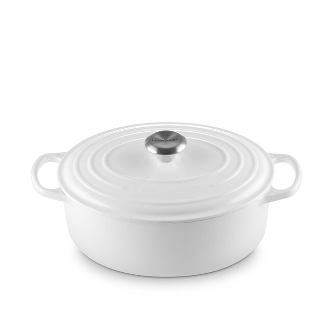 Le Creuset 6.3L Oval French Oven - White