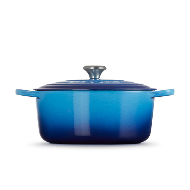 Le Creuset 6.7L Signature Round French Oven - Blueberry