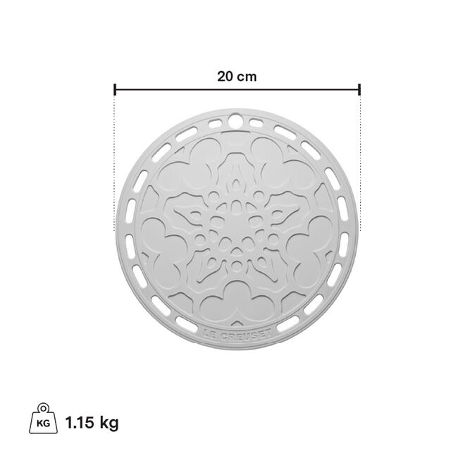 Le Creuset French Silicone Trivet - Meringue