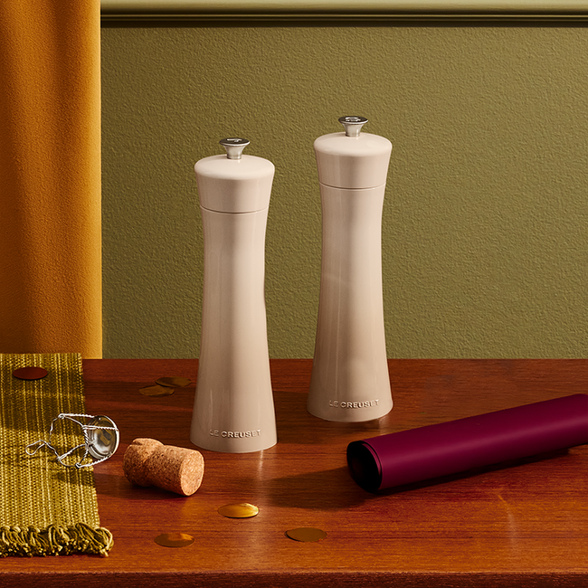 Le Creuset Minimalist 20cm Salt Mill - Meringue