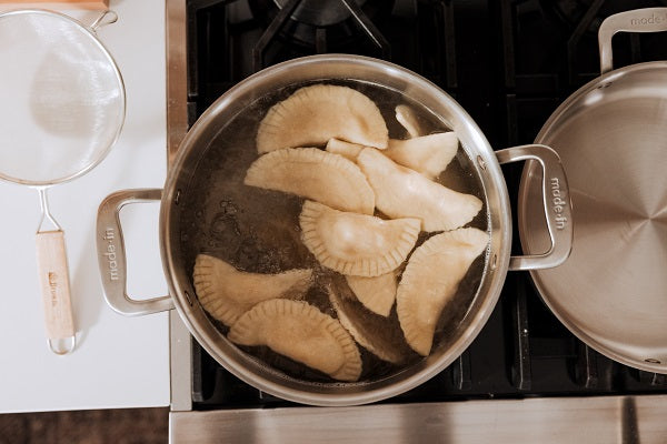 MADE IN Cookware 6 QT 5-ply Stainless Steel Stock Pot