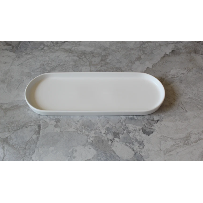 Plateau ovale décoratif Murchison-Hume grand modèle