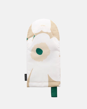 Marimekko Pieni Oven Mitten - UNIKKO Beige/Green