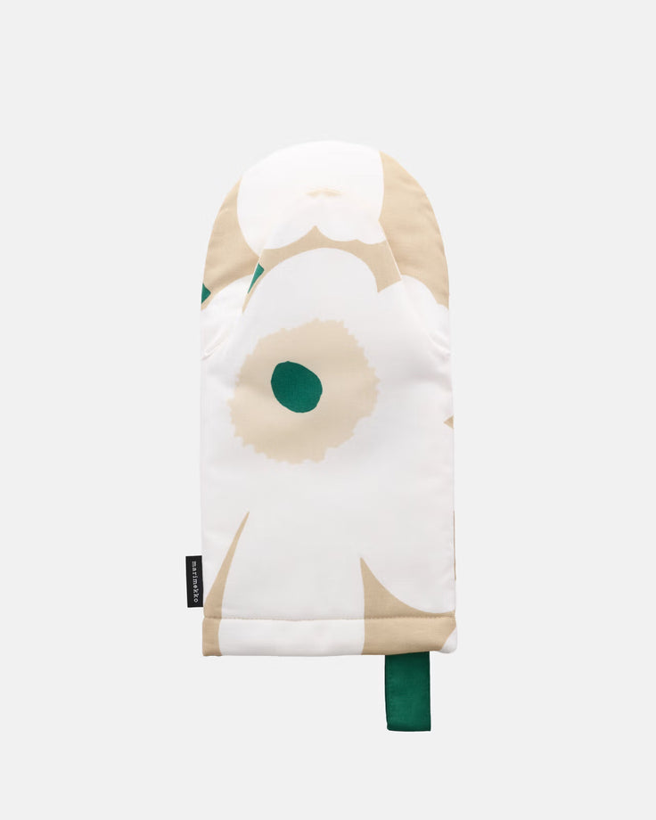 Marimekko Pieni Oven Mitten - UNIKKO Beige/Green