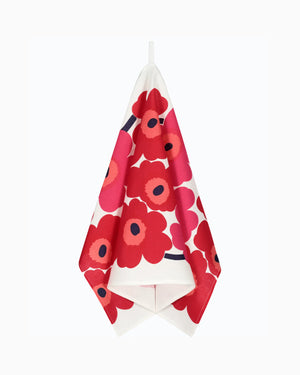 Marimekko Tea Towel Set of 2 - UNIKKI Red