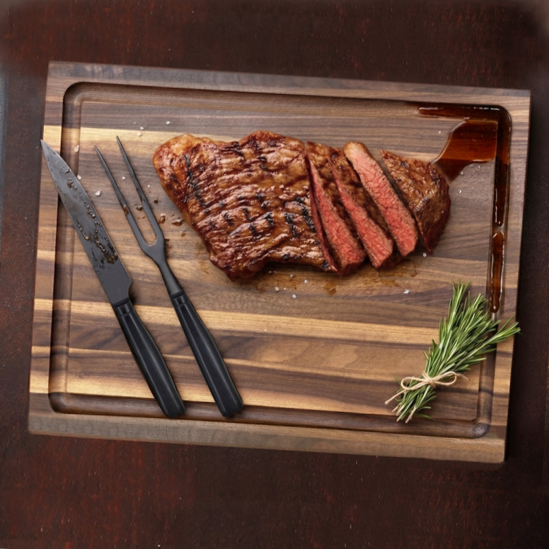 Natural Living Walnut Carving Board - 16 x 12"
