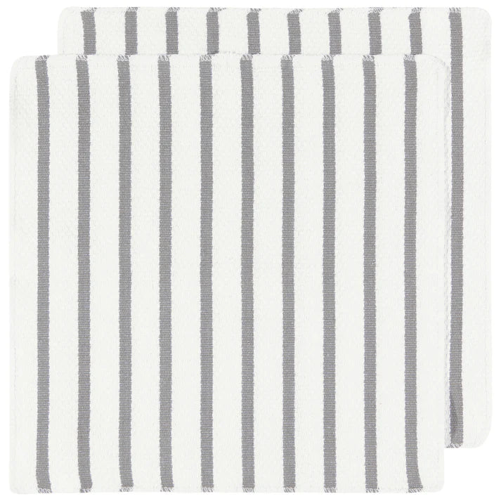 Now Designs Basketweave Dishcloths set of 2 - London Gray