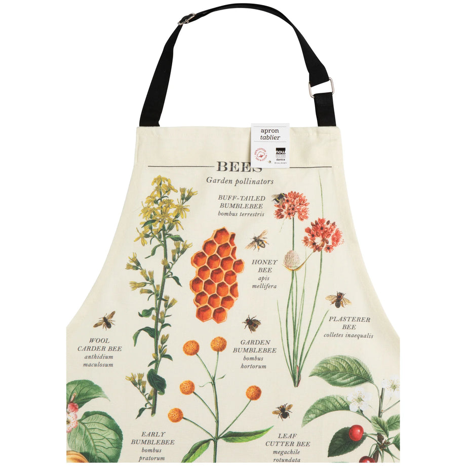Now Designs Chef's Apron - Bee Varieties