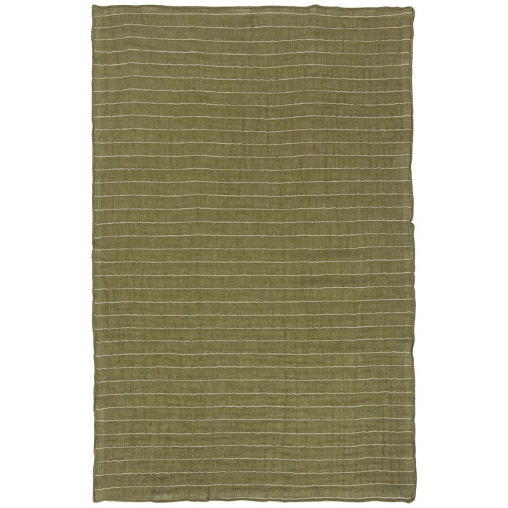 Danica Heirloom Double Gauze Dishtowels - Set of 2 / Olive Branch