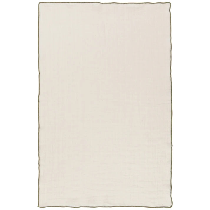 Danica Heirloom Double Gauze Dishtowels - Set of 2 / Olive Branch