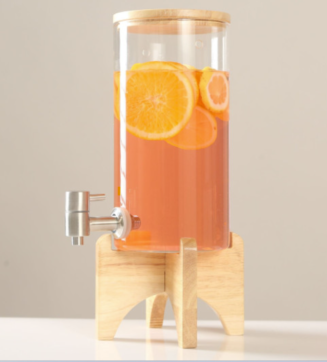 Brilliant Patio Glass Drink Dispenser 3L