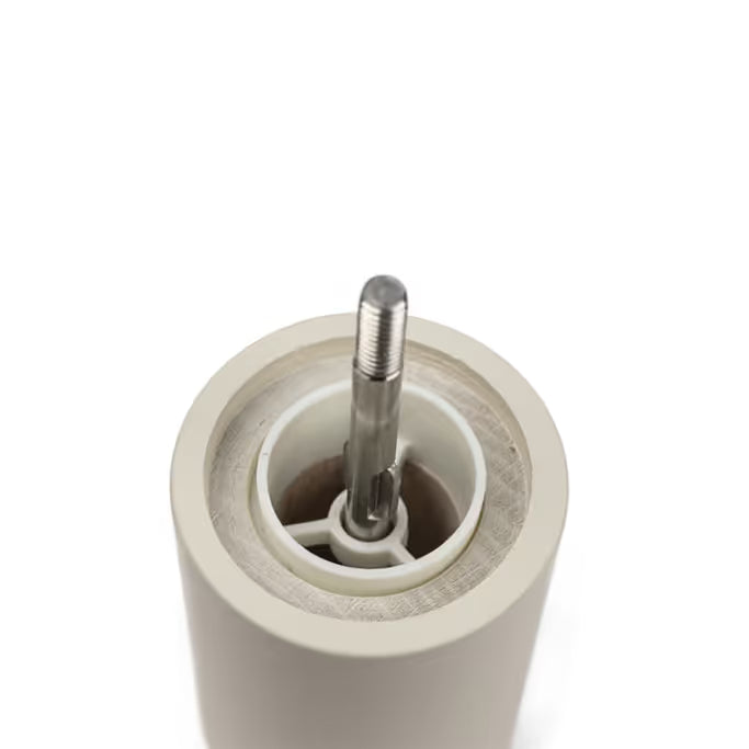 Peugeot  Boreal Zirlion Salt Mill, Wood, Feather White, 12 cm / 5 "