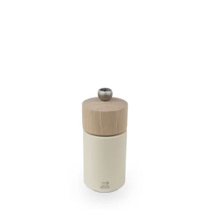 Peugeot  Boreal Zirlion Salt Mill, Wood, Feather White, 12 cm / 5 "