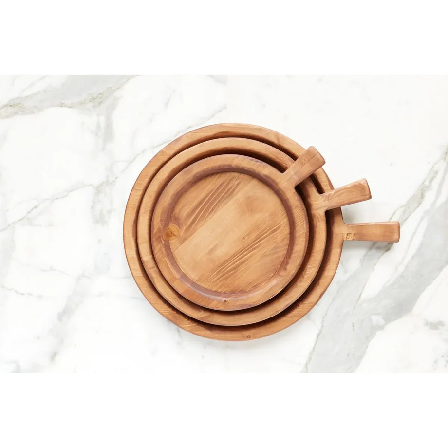 Plateau rond classique de service EtuHOME - Moyen