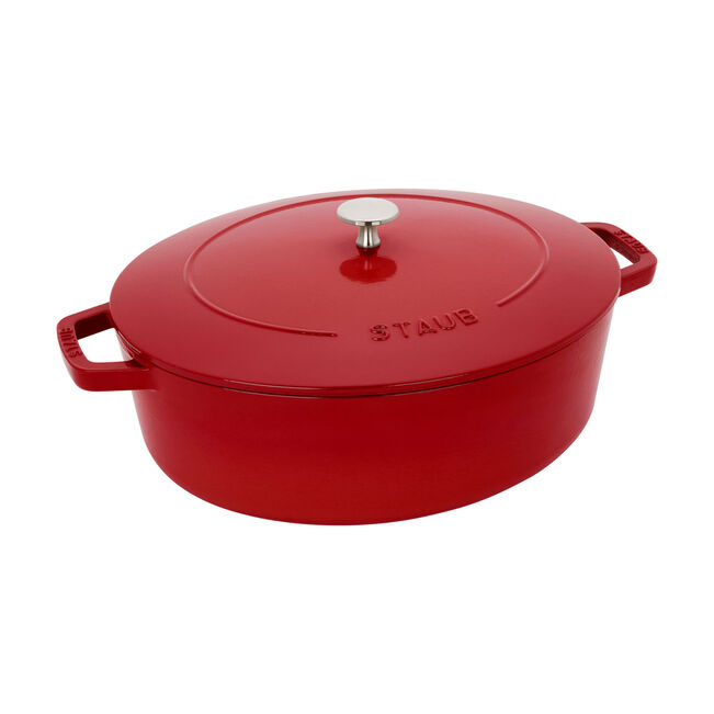 STAUB Cast Iron Oval La Cocotte 6L - Cherry