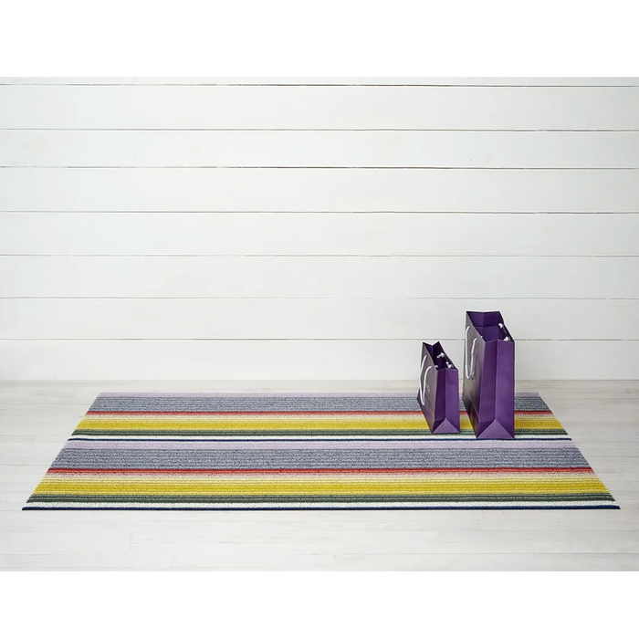 Chilewich Indoor Outdoor Shag Big Mat - Pop Stripe / 36x60"