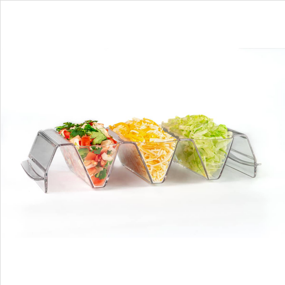 Fox Run Taco Holder/Topping Station