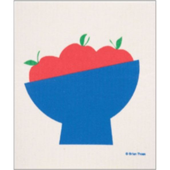 Cose Nuove Lavette suédoise - Bol de fruits pomme