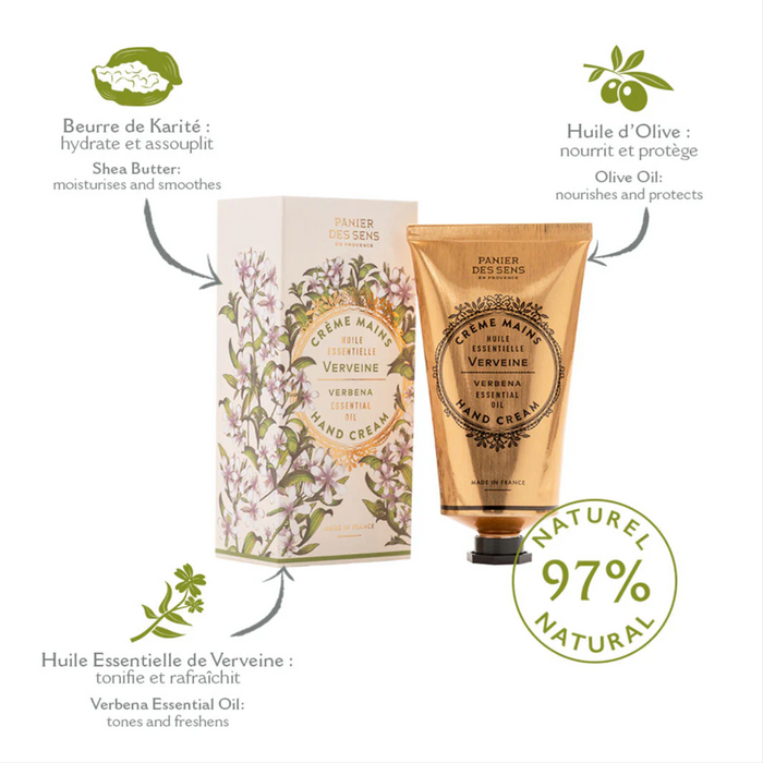 Panier des Sens Hand Cream Energizing Verbena 2.6lf.oz/75ml