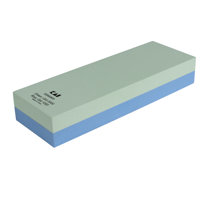 Combinaison de chun Whetstone w/ Base de caoutchouc - 1000/3000 Grit