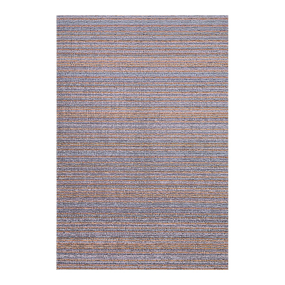 Paillasson shag intérieur/extérieur Chilewich - Rayure fine / Rectangle / Pervenche / 24x36