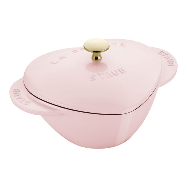 Staub Cast Iron Heart Cocotte 1.6L - Sorbet Rose