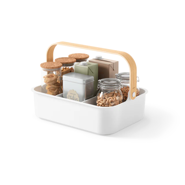 Umbra Bellwood Storage Bin / Large - White Natural