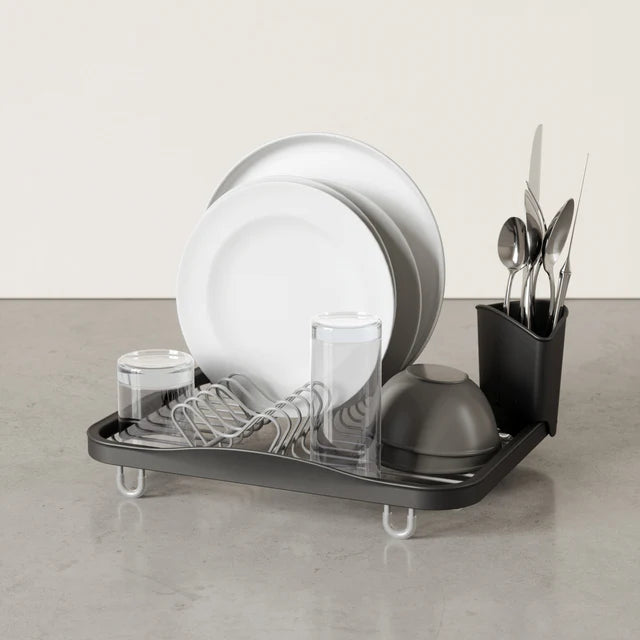 Umbra Sinkin Dish Rack - Smoke Nickel