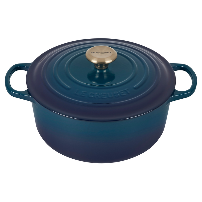 Le Creuset 5.3L Signature Round French Oven -  Agave