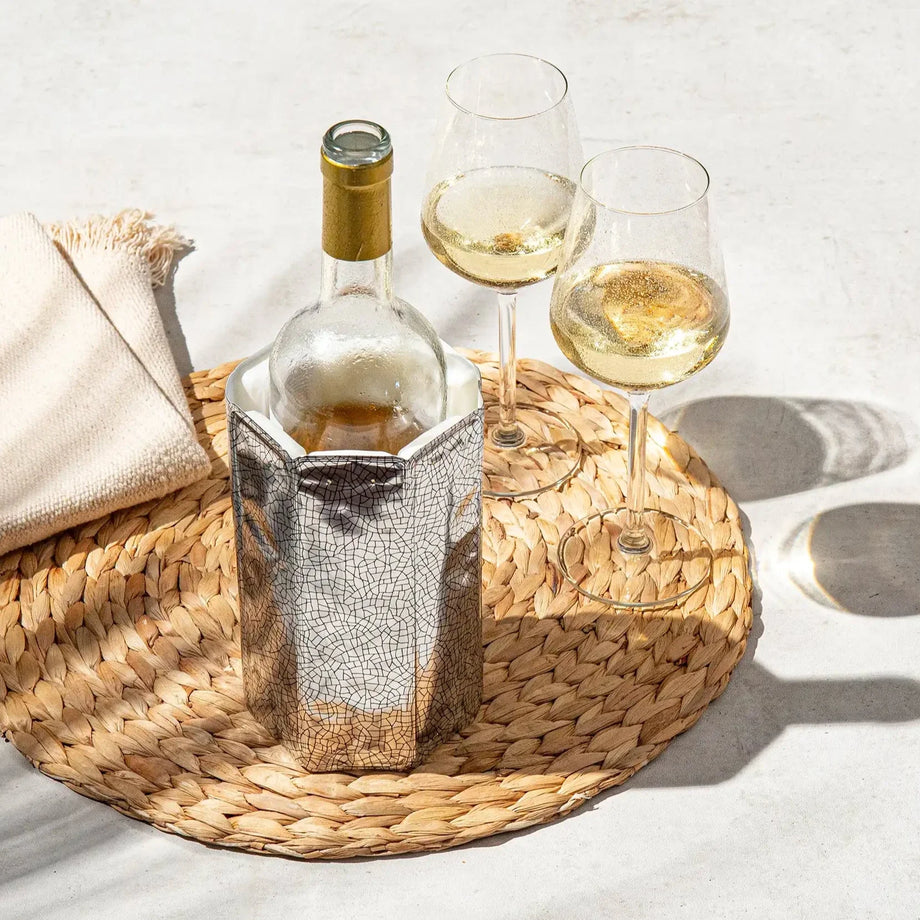 Vacu Vin Wine Cooler Sleeve - Silver