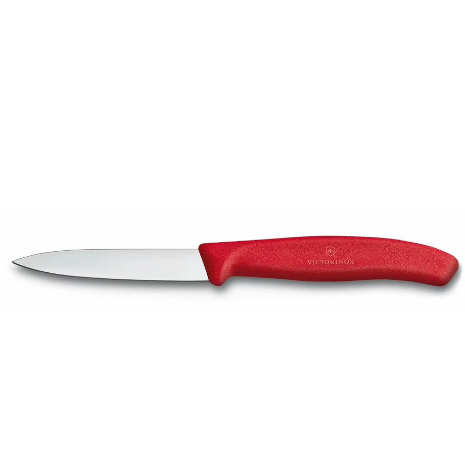 Victorinox Couteau d'office à lame droite  4" - Rouge