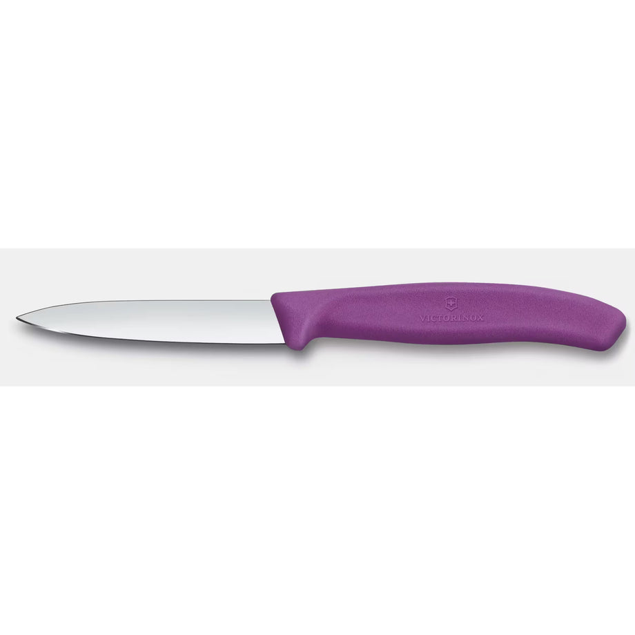 Victorinox 3" Straight Paring Knife - Purple