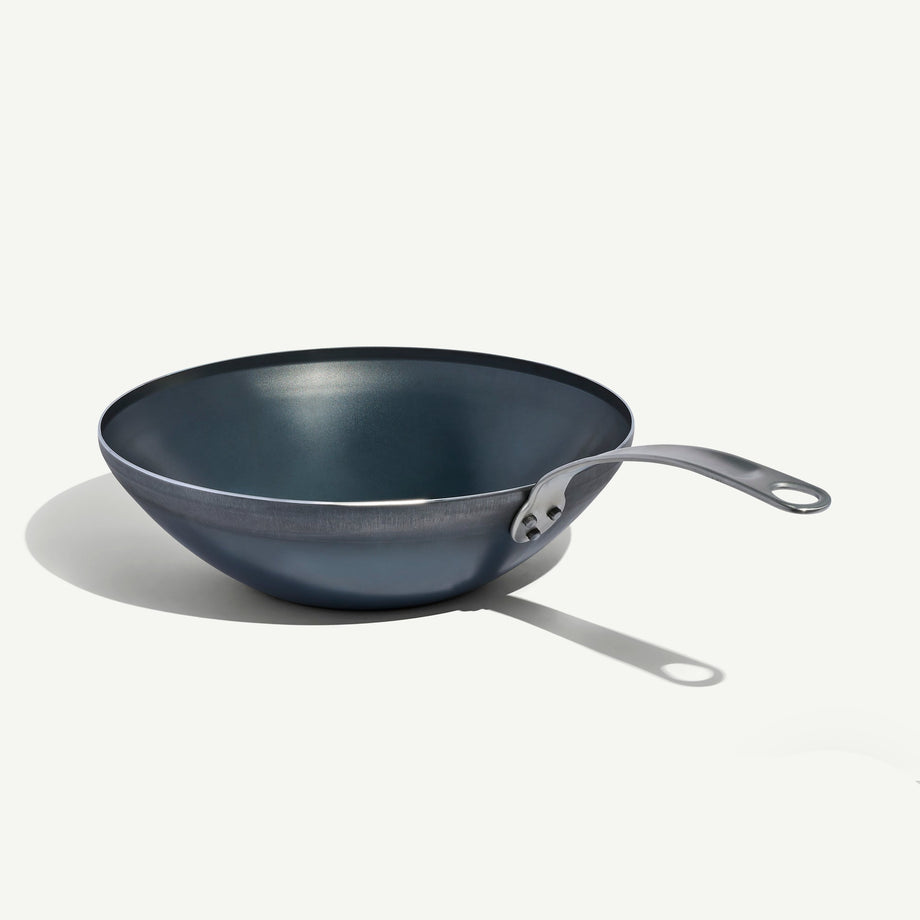 MADE IN Cookware 12" Seasoned Carbon Steel Wok