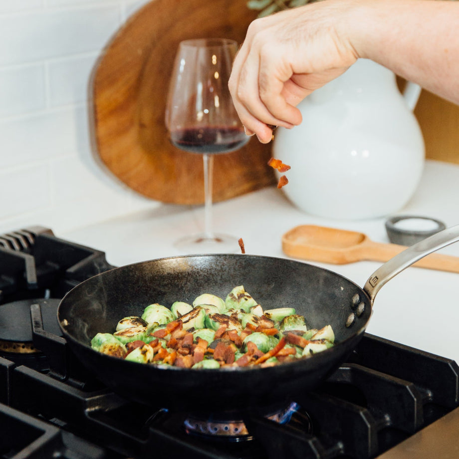 MADE IN Cookware 8" Seasoned Carbon Steel Frying Pan