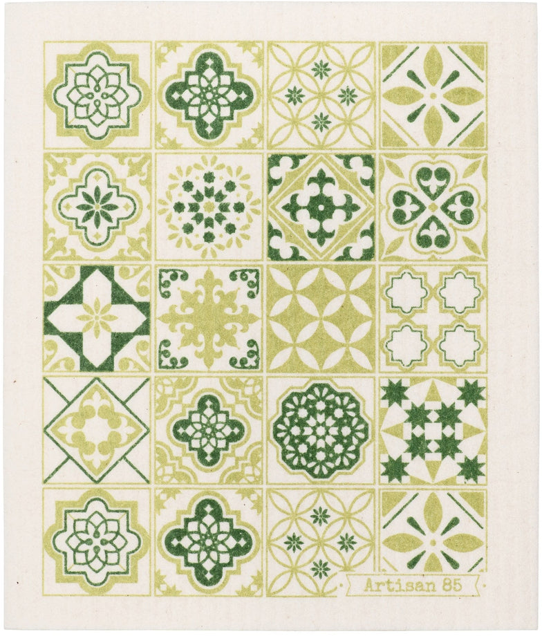 Wet-it Swedish Cloth - Lisbon Green Tile