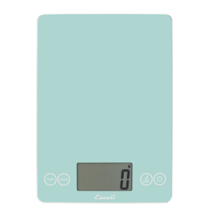 Escali Arti Digital Glass Scale Classic Teal - 15lb / 7kg